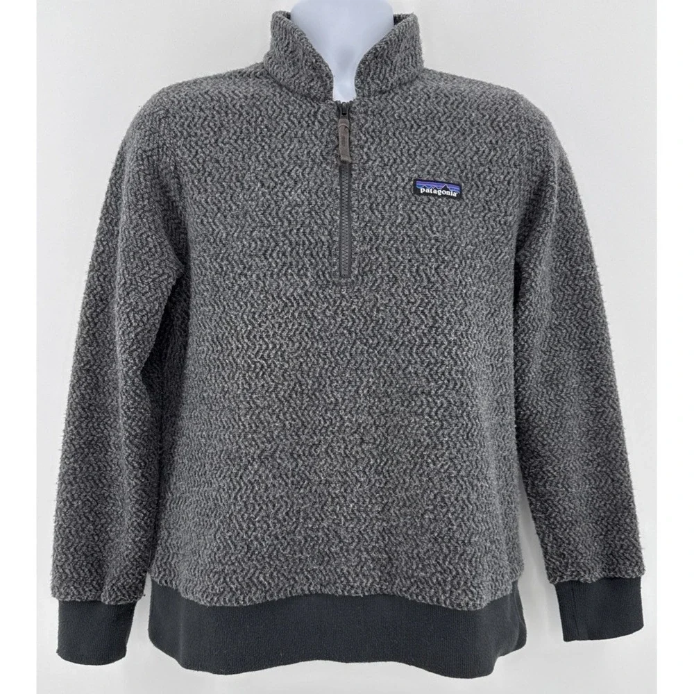 Patagonia Better Sweater Woolyester‎ 1/4 Zip Women's M Gray Fleece Pullover
